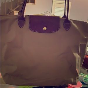Tan LongChamp Tote
